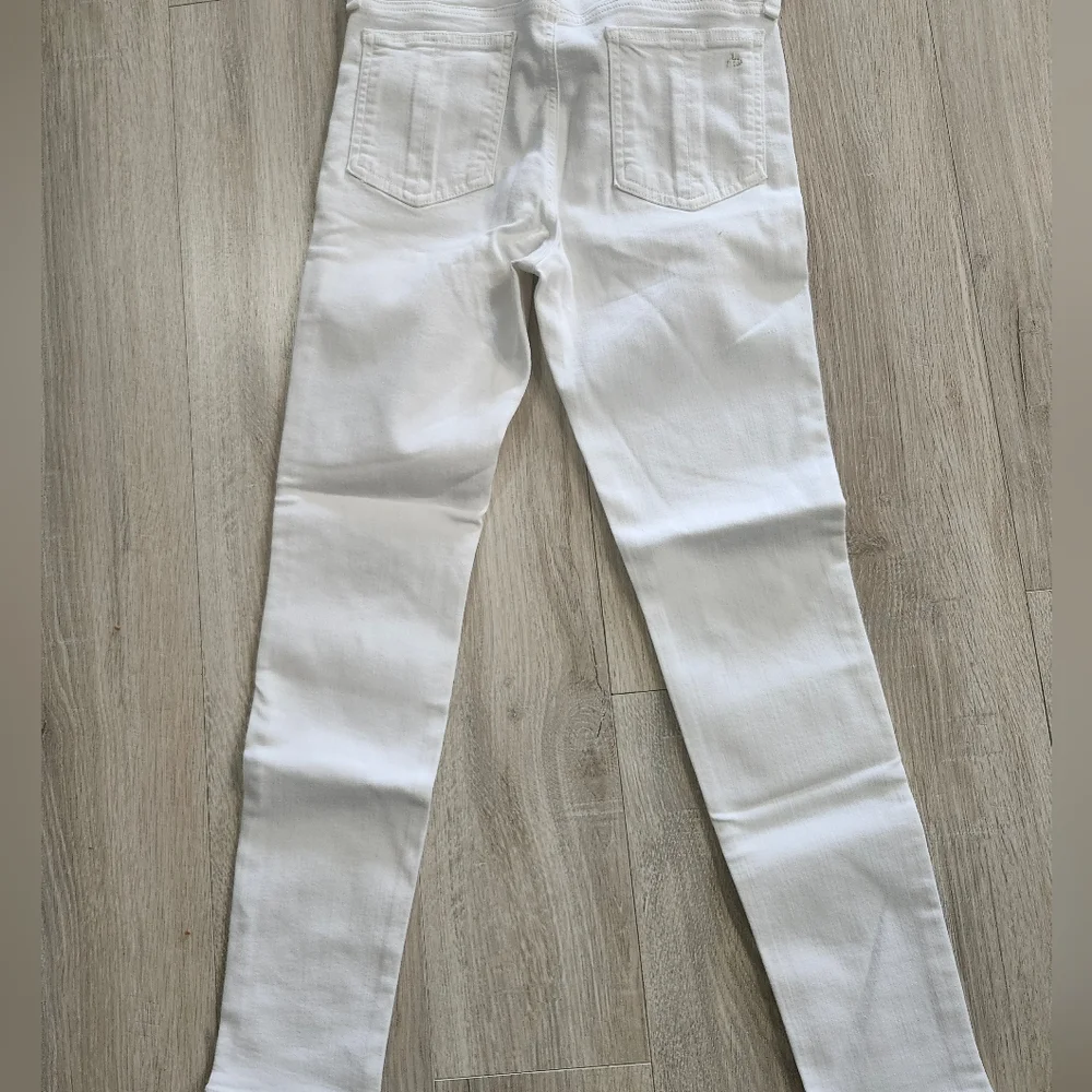 Rag & Bone Women's W/ HLS Capri White Jeans (28) NWT - Picture 7 of 8